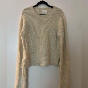 Cream Fuzzy Sweater